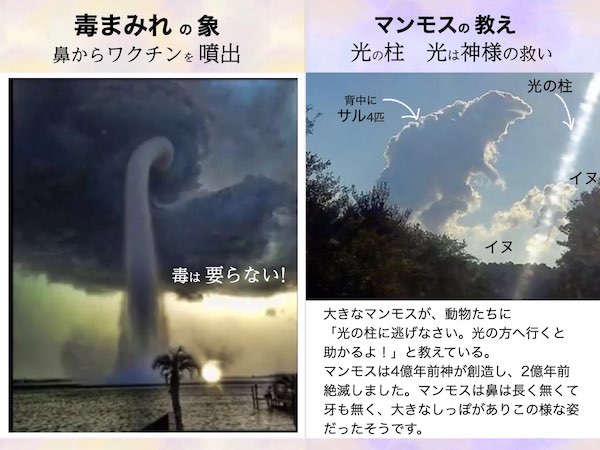 モンモス ゴジラの雲の画像