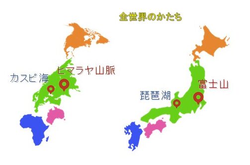 全世界のかたちの画像